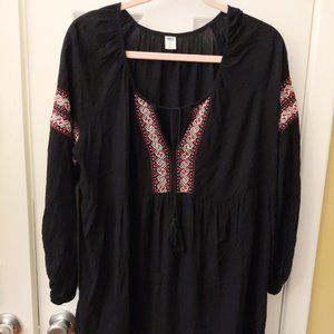Old Navy Boho Long-Sleeve Dress